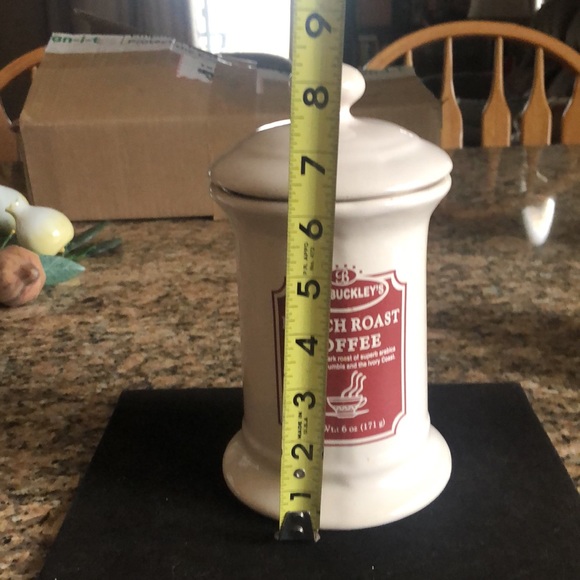 VTG COFFEE CANISTER LORD BUCKLEY'S FRENCH ROAST COFFEE CERAMIC CANISTER - Picture 8 of 10